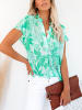 Milan Kiss Blouse groen/wit