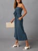 Milan Kiss Jumpsuit in Blaugrau
