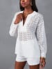 Milan Kiss Bluse in Weiß