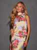 LA Angels Blusentop in Beige/ Flieder