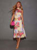 LA Angels Blusentop in Beige/ Flieder
