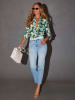 LA Angels Blouse groen/turquoise/wit