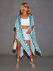 LA Angels Kimono turquoise/wit
