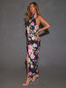 LA Angels Kleid in Schwarz/ Beige/ Pink