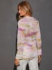 LA Angels Bluse in Lila/ Creme