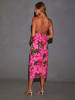 LA Angels Kleid in Pink/ Braun