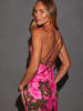 LA Angels Kleid in Pink/ Braun
