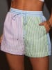 LA Angels Shorts in Rosa/ Hellblau/ Grün