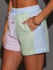 LA Angels Shorts in Rosa/ Hellblau/ Grün