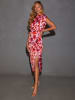 LA Angels Kleid in Rosa/ Rot