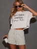 LA Angels Short beige