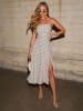 LA Angels Kleid in Creme/ Blau