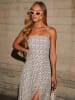 LA Angels Kleid in Creme/ Blau