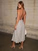 LA Angels Kleid in Creme/ Blau