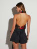LA Angels Blusentop in Schwarz/ Rot