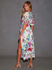 LA Angels Kleid in Creme/ Bunt