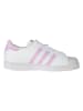 adidas Sneakers "Superstar" wit/lichtroze