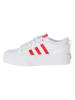 adidas Sneakers "Nizza Platform" wit/rood
