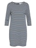 Vila Jurk donkerblauw/wit