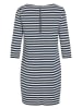 Vila Jurk donkerblauw/wit