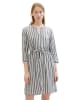 Tom Tailor Jurk donkerblauw/wit