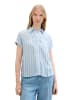 Tom Tailor Blouse lichtblauw/wit