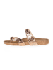 Birkenstock Zehentrenner in Beige/ Gold