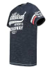 Geographical Norway Shirt "Jortlab" in Dunkelblau