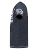Geographical Norway Koszulka "Jortlab" w kolorze granatowym