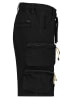 Authentic Style Cargobermudas in Schwarz