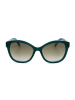 Marc Jacobs Damen-Sonnenbrille in Petrol-Hellblau/ Khaki