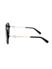 Marc Jacobs Damen-Sonnenbrille in Schwraz-Gold/ Dunkelblau
