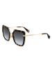 Marc Jacobs Damen-Sonnenbrille in Braun-Gold/ Dunkelblau