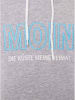 Zwillingsherz Hoodie "Moin" in Grau