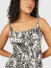 Brunotti Jurk "Grenadine-Hawai" wit/zwart