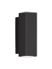 FISCHER & HONSEL Ledwandlamp "Carlo" zwart - (B)4 x (H)13 x (D)6 cm