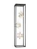 FISCHER & HONSEL Staande ledlamp "Gesa" zwart/goudkleurig - (B)35 x (H)140 x (D)35 cm