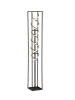 FISCHER & HONSEL Staande ledlamp "Gian" zwart/goudkleurig - (B)20 x (H)135 x (D)20 cm