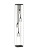 FISCHER & HONSEL Stehleuchte "Isko" in Schwarz - (B)22 x (H)122,5 x (T)22 cm