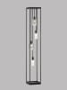 FISCHER & HONSEL Stehleuchte "Isko" in Schwarz - (B)22 x (H)122,5 x (T)22 cm