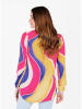 KEY LARGO Bluse in Gelb/ Lila/ Pink