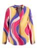 KEY LARGO Bluse in Gelb/ Lila/ Pink