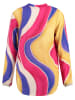 KEY LARGO Bluse in Gelb/ Lila/ Pink