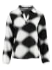 KEY LARGO Bluse in Weiß/ Schwarz