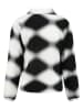 KEY LARGO Bluse in Weiß/ Schwarz