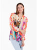 KEY LARGO Bluse in Beige/ Bunt