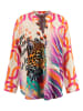 KEY LARGO Bluse in Beige/ Bunt