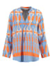 KEY LARGO Bluse in Hellblau/ Orange