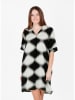 KEY LARGO Kleid in Weiß/ Schwarz