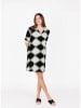 KEY LARGO Kleid in Weiß/ Schwarz
